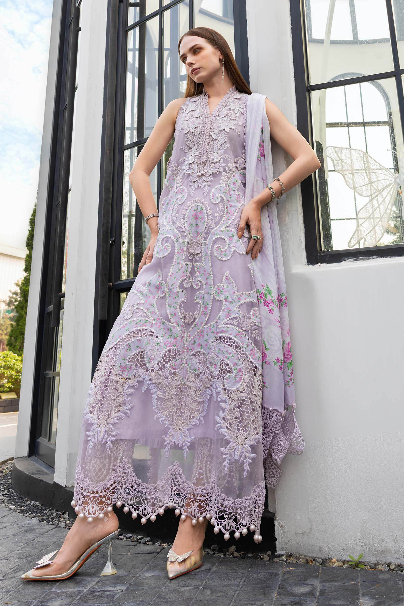 Maria B Eid Lawn 2026 || EL-26-12 - Image 3