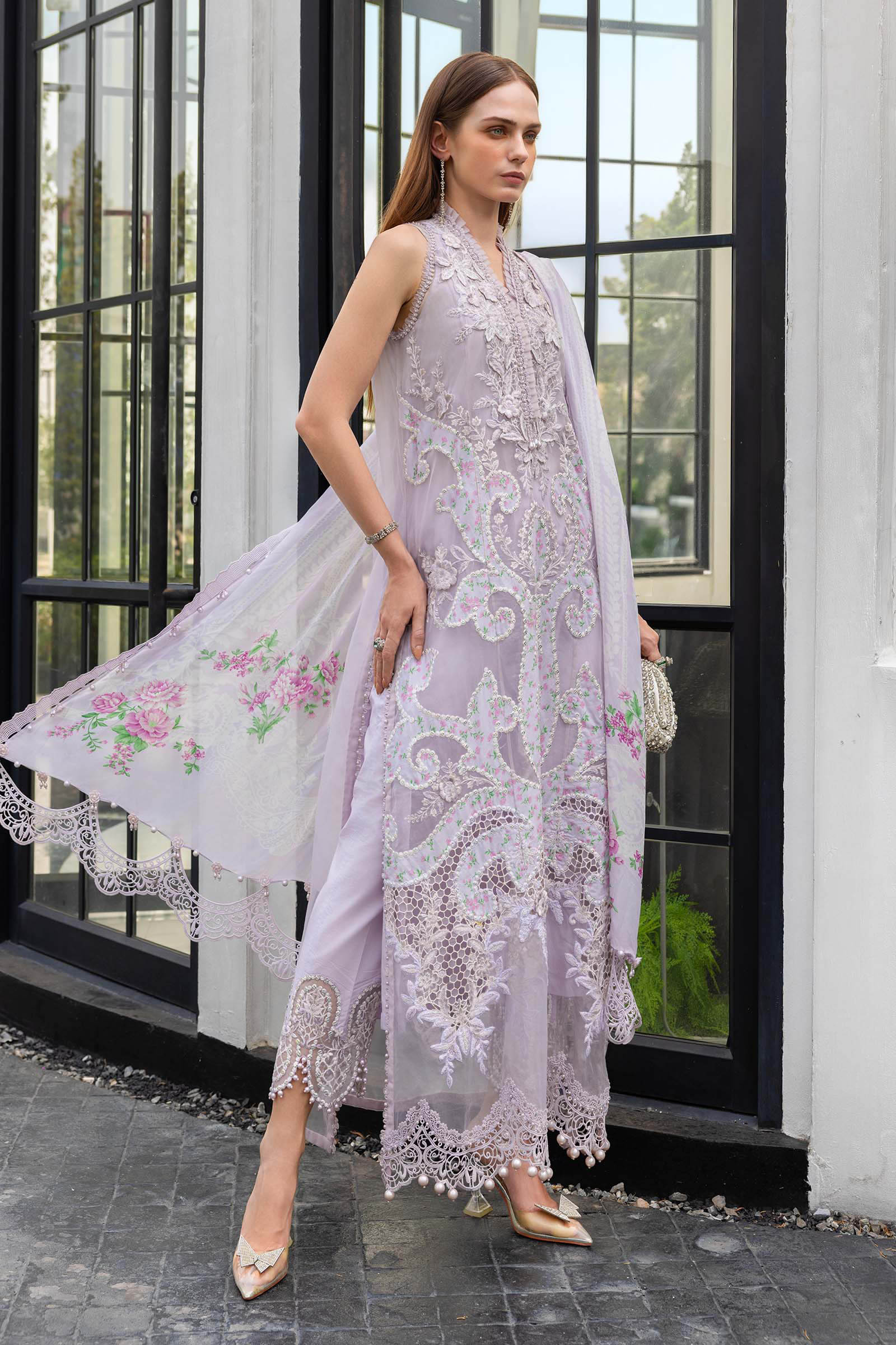 Maria B Eid Lawn 2026 || EL-26-12 - Image 4