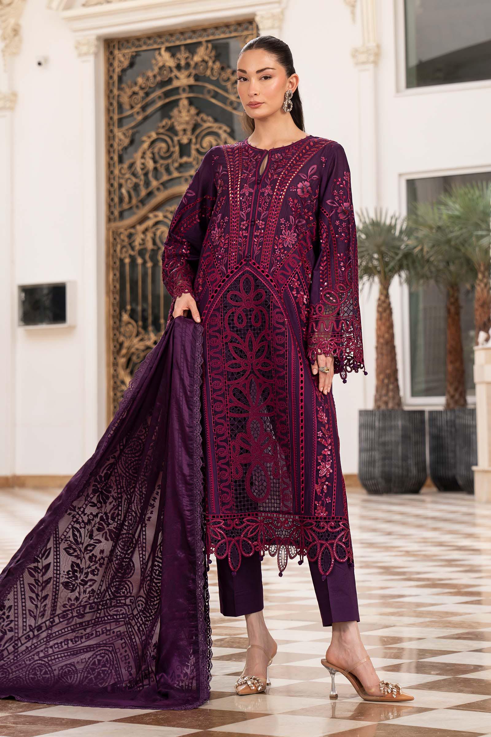 3 Piece Embroidered Lawn Suit - Image 4