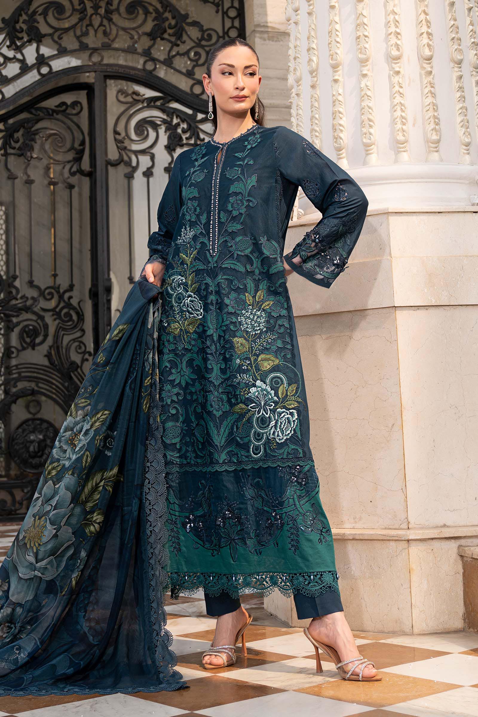 3 Piece Embroidered Lawn Suit - Image 2
