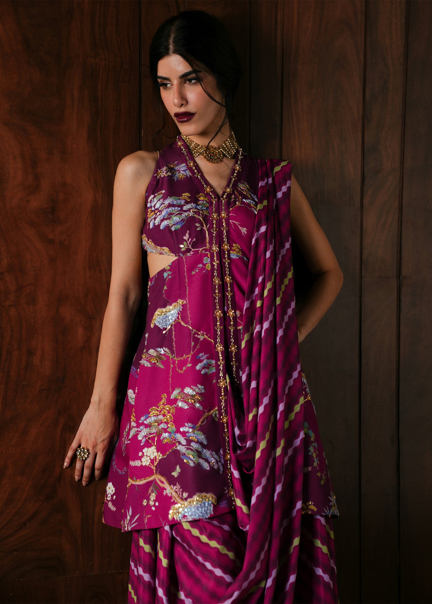 Dilruba - Plum - Image 2