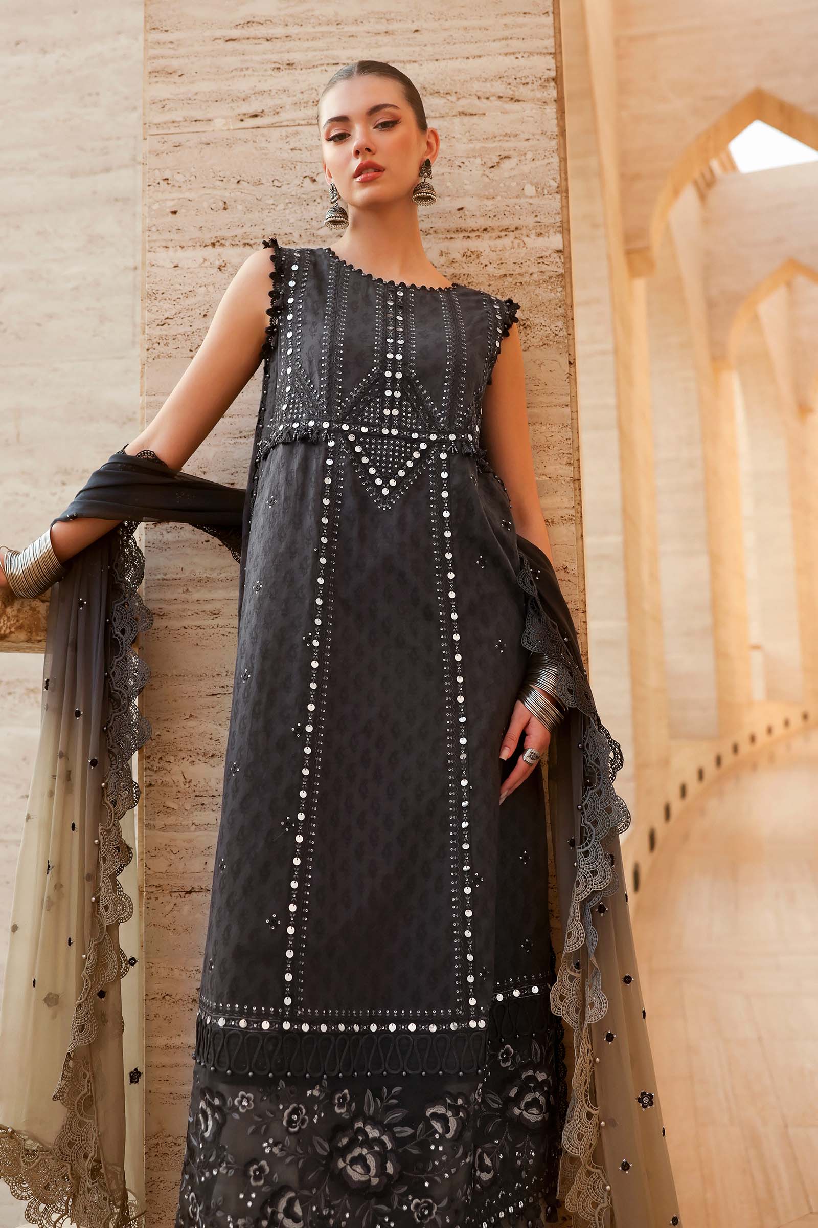 Maria B Eid Lawn 2026 || D-2602-B - Image 3