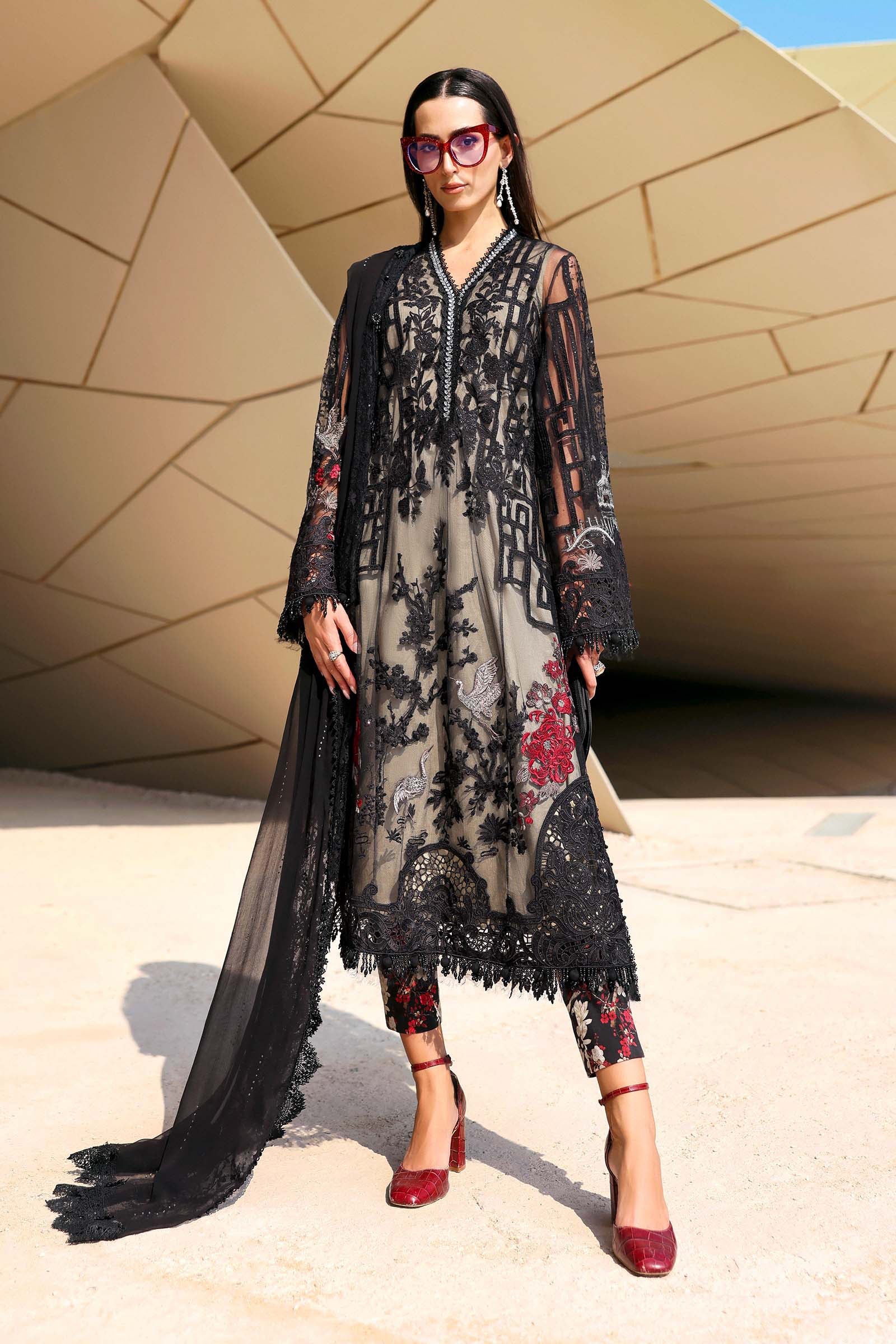 Maria B Eid Lawn 2026 || D-2607-B - Image 4