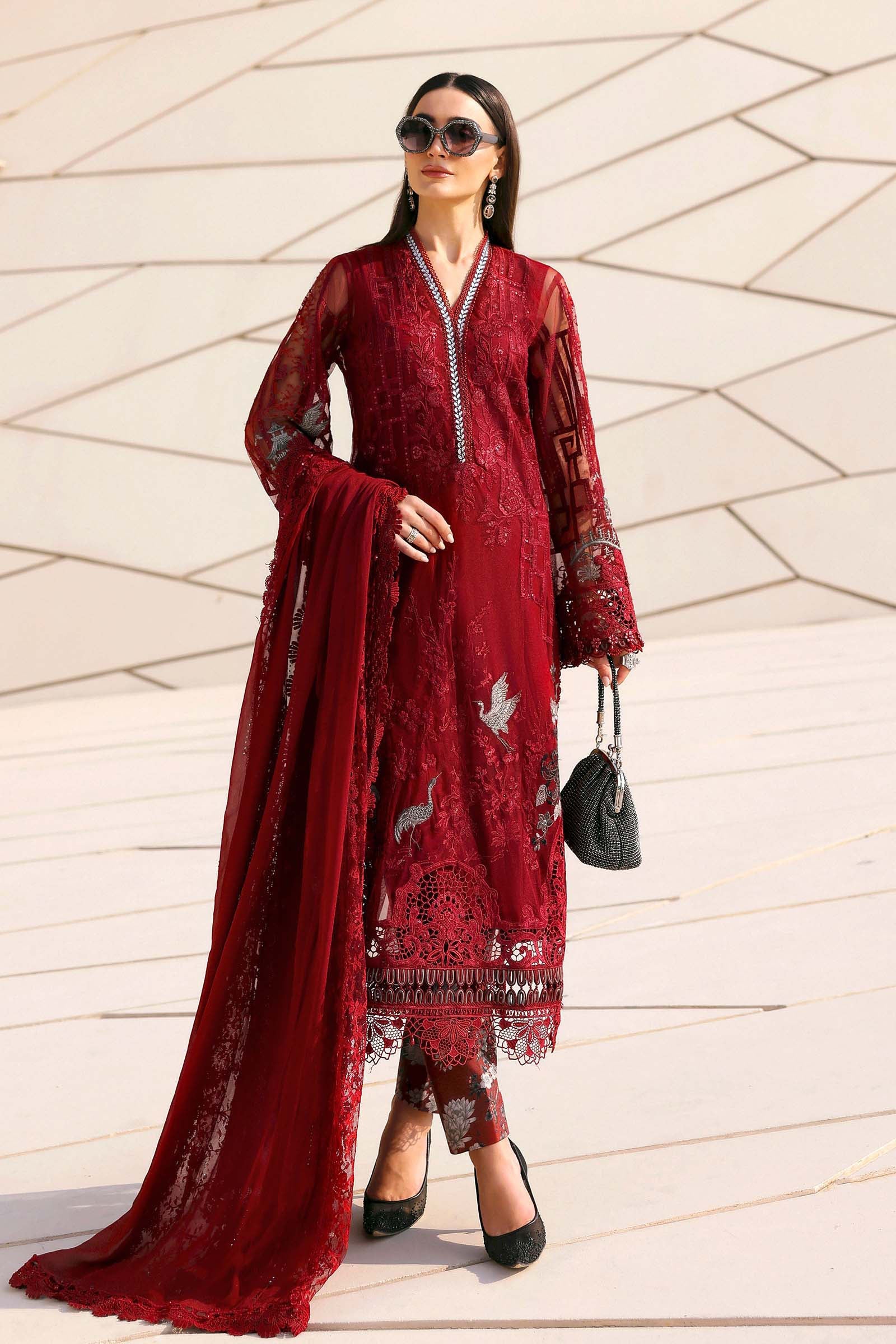 Maria B Eid Lawn 2026 || D-2607-A - Image 3