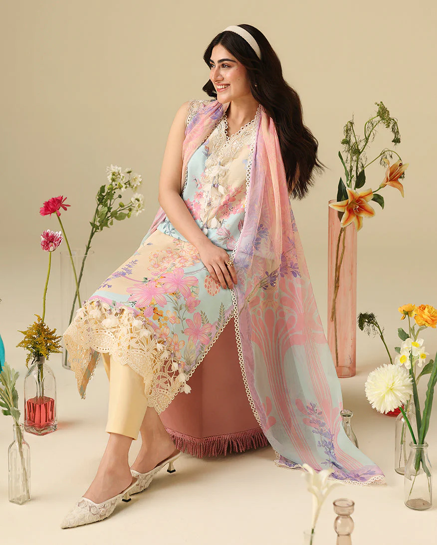 Mushq Soleil Prints Lawn 2026 || Bellarosa - Image 5