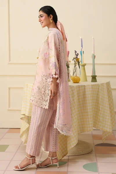 Mushq Soleil Prints Lawn 2026 || Berry Creme