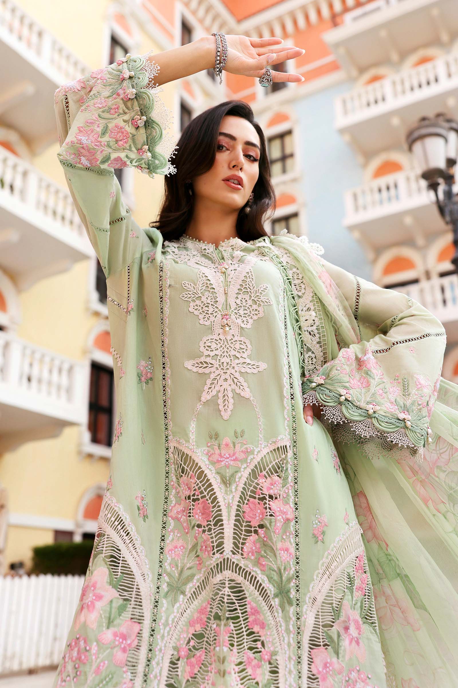 Maria B Eid Lawn 2026 || D-2611-A - Image 4
