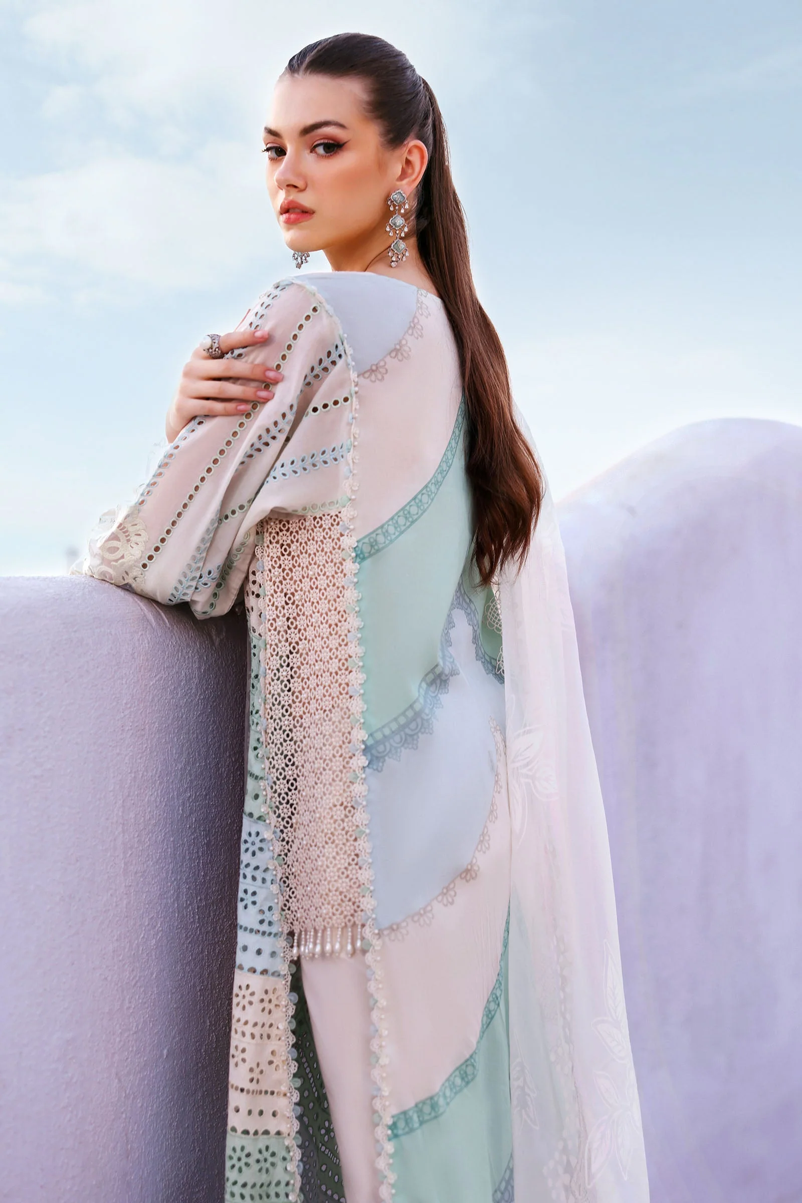 Maria B Eid Lawn 2026 || D-2612-A - Image 2