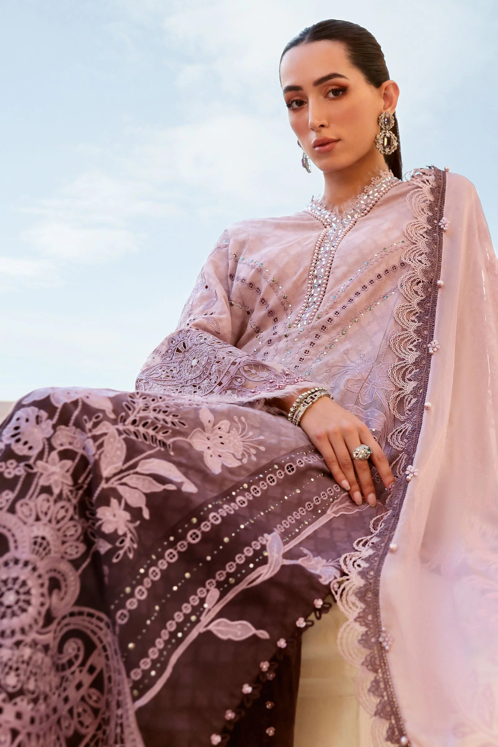 Maria B Eid Lawn 2026 || D-2601-B