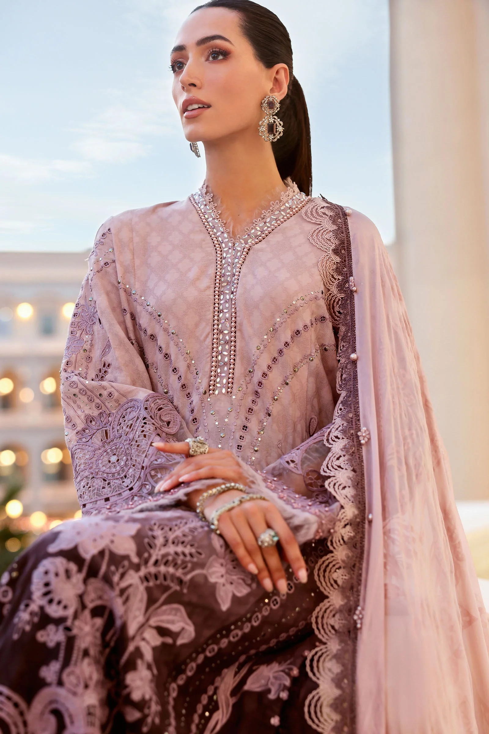 Maria B Eid Lawn 2026 || D-2601-B - Image 4