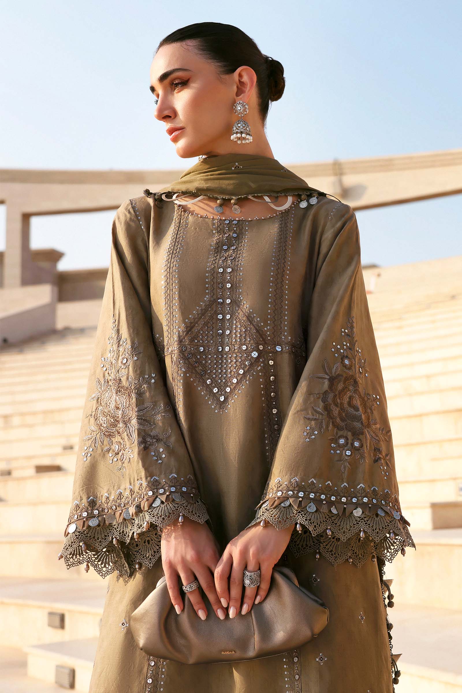 Maria B Eid Lawn 2026 || D-2602-A