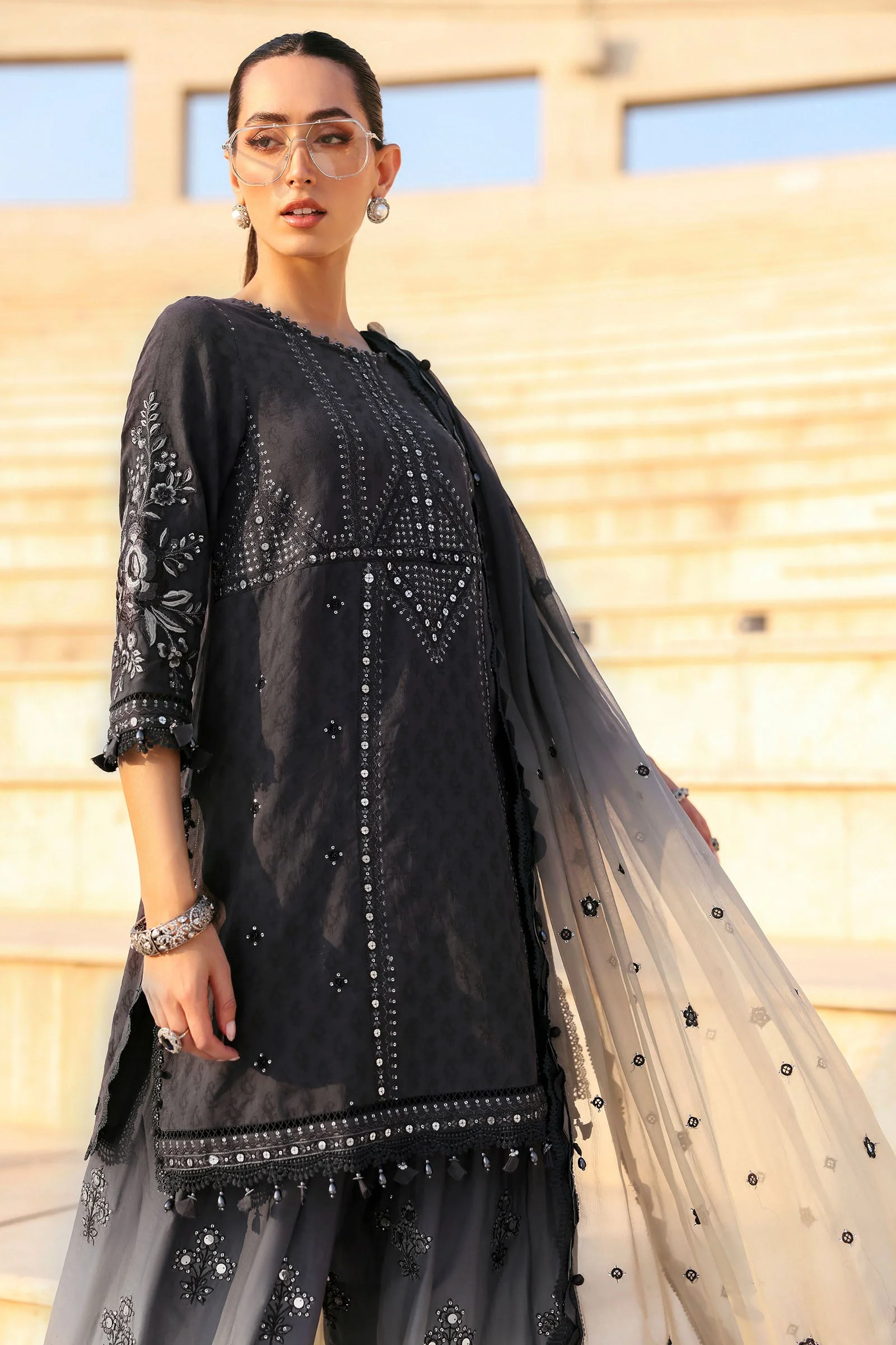 Maria B Eid Lawn 2026 || D-2602-B