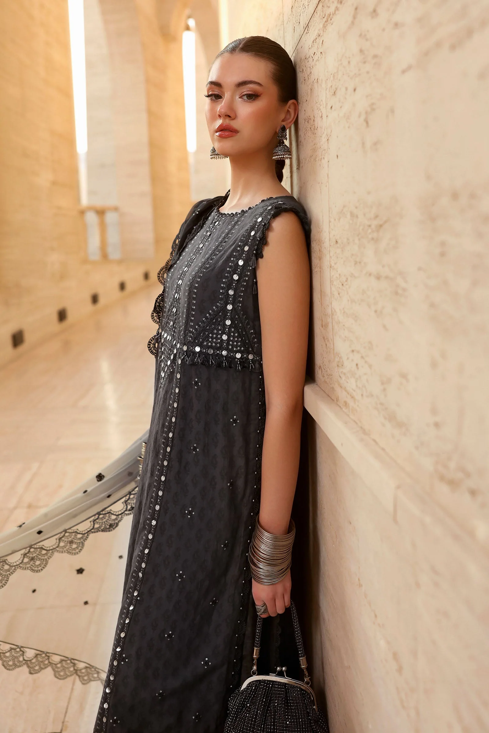 Maria B Eid Lawn 2026 || D-2602-B - Image 4