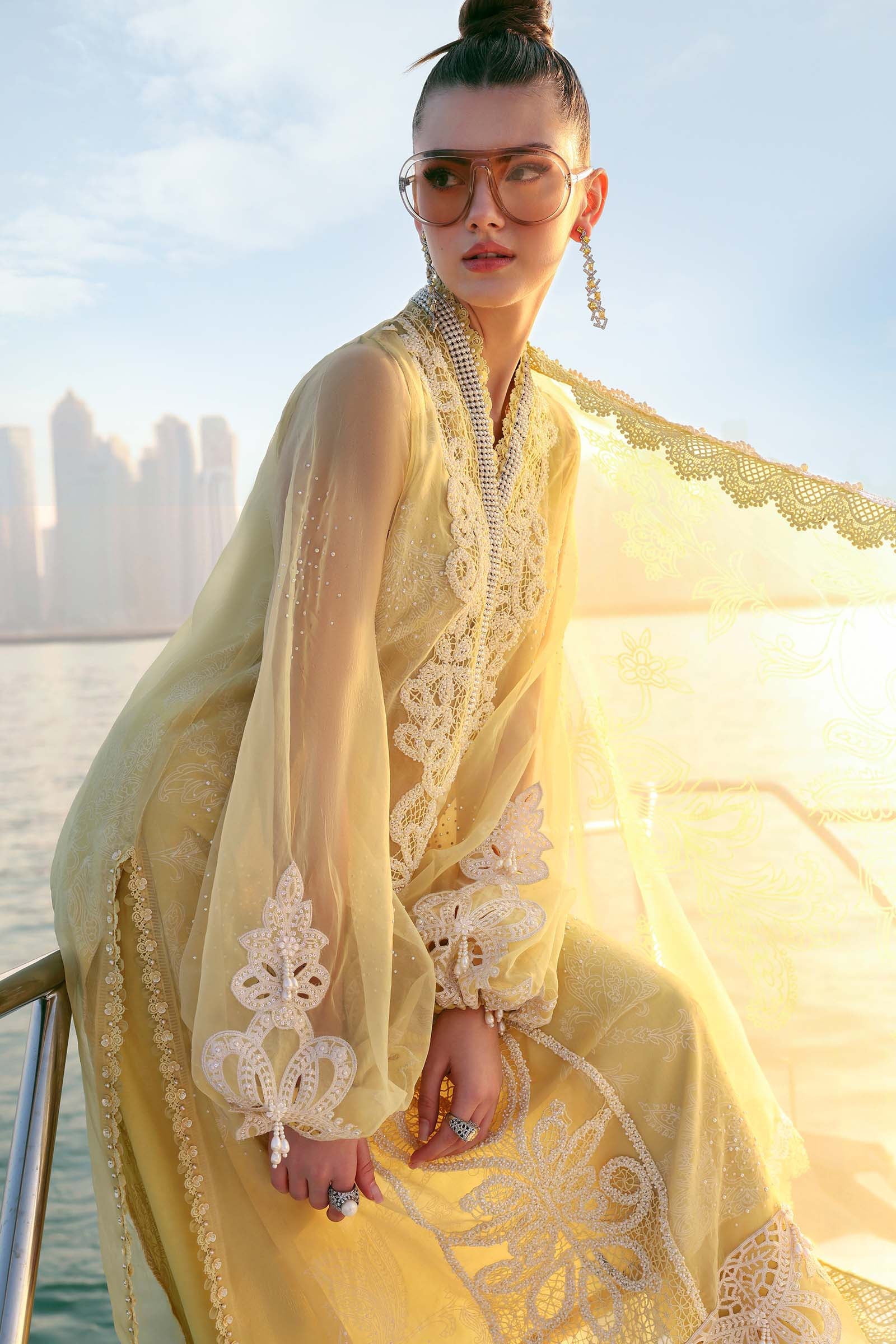 Maria B Eid Lawn 2026 || D-2604-A - Image 2