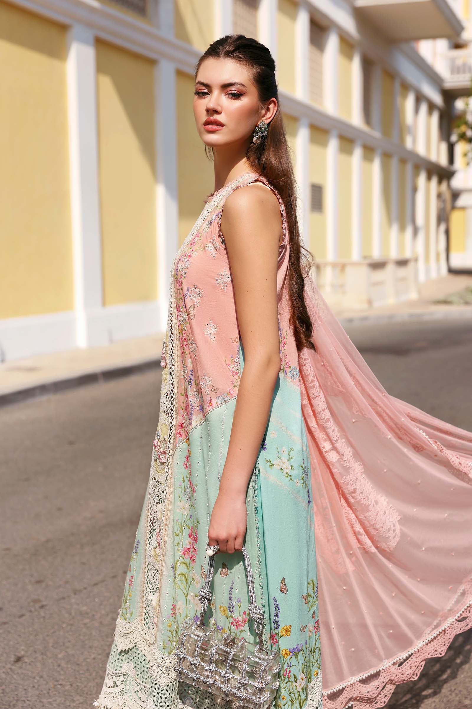 Maria B Eid Lawn 2026 || D-2606-A - Image 3