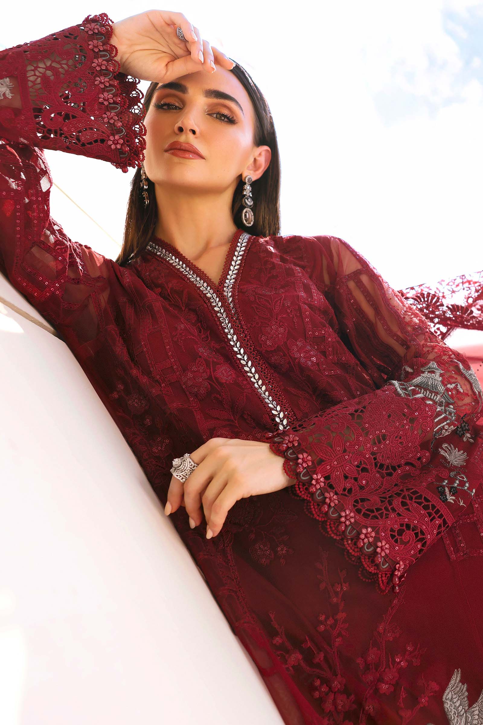 Maria B Eid Lawn 2026 || D-2607-A - Image 4