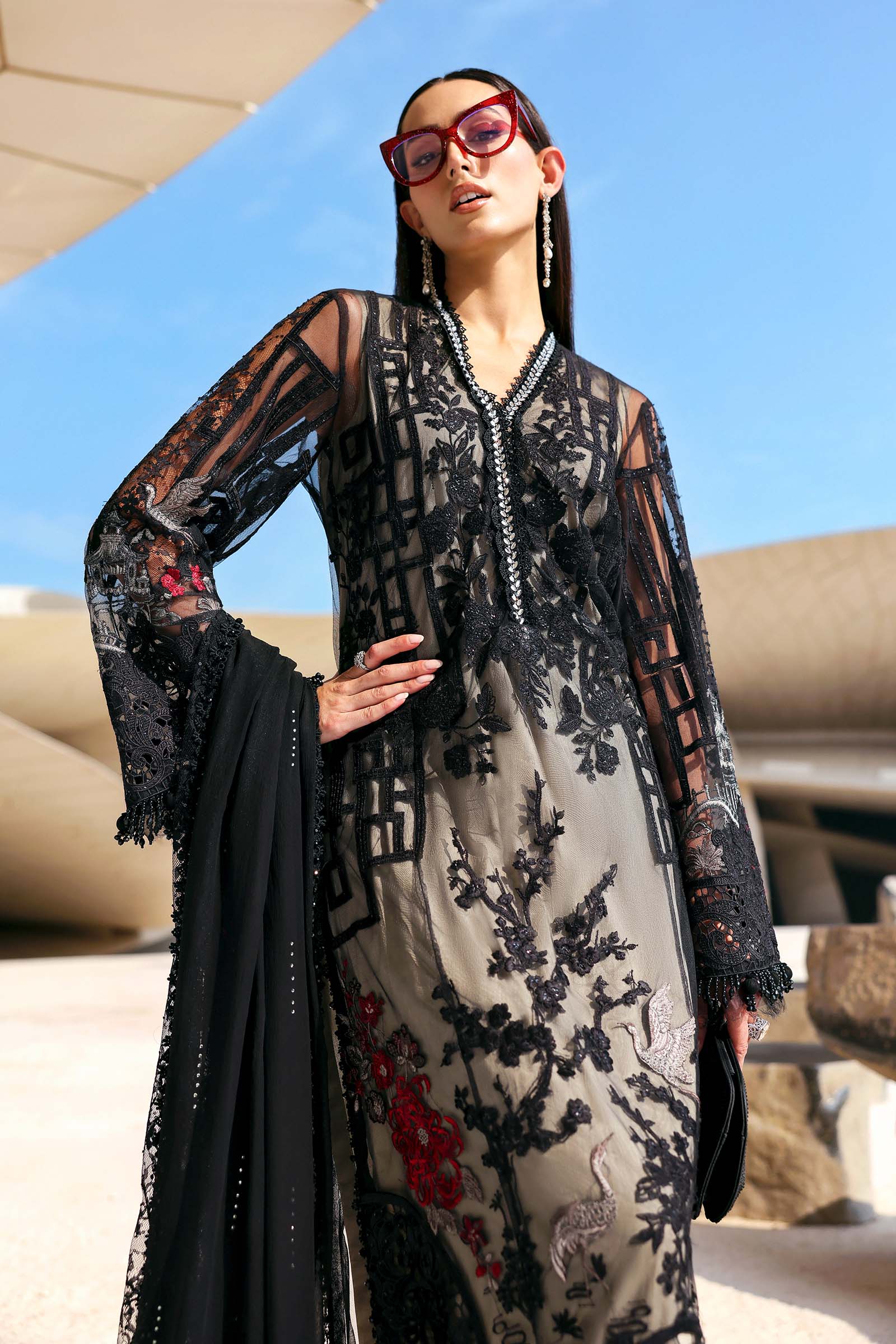 Maria B Eid Lawn 2026 || D-2607-B - Image 3