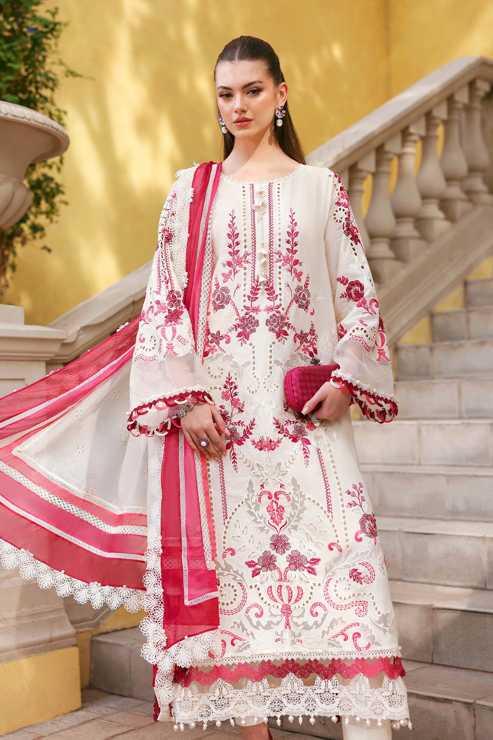 Maria B Eid Lawn 2026 || D-2609-A - Image 3