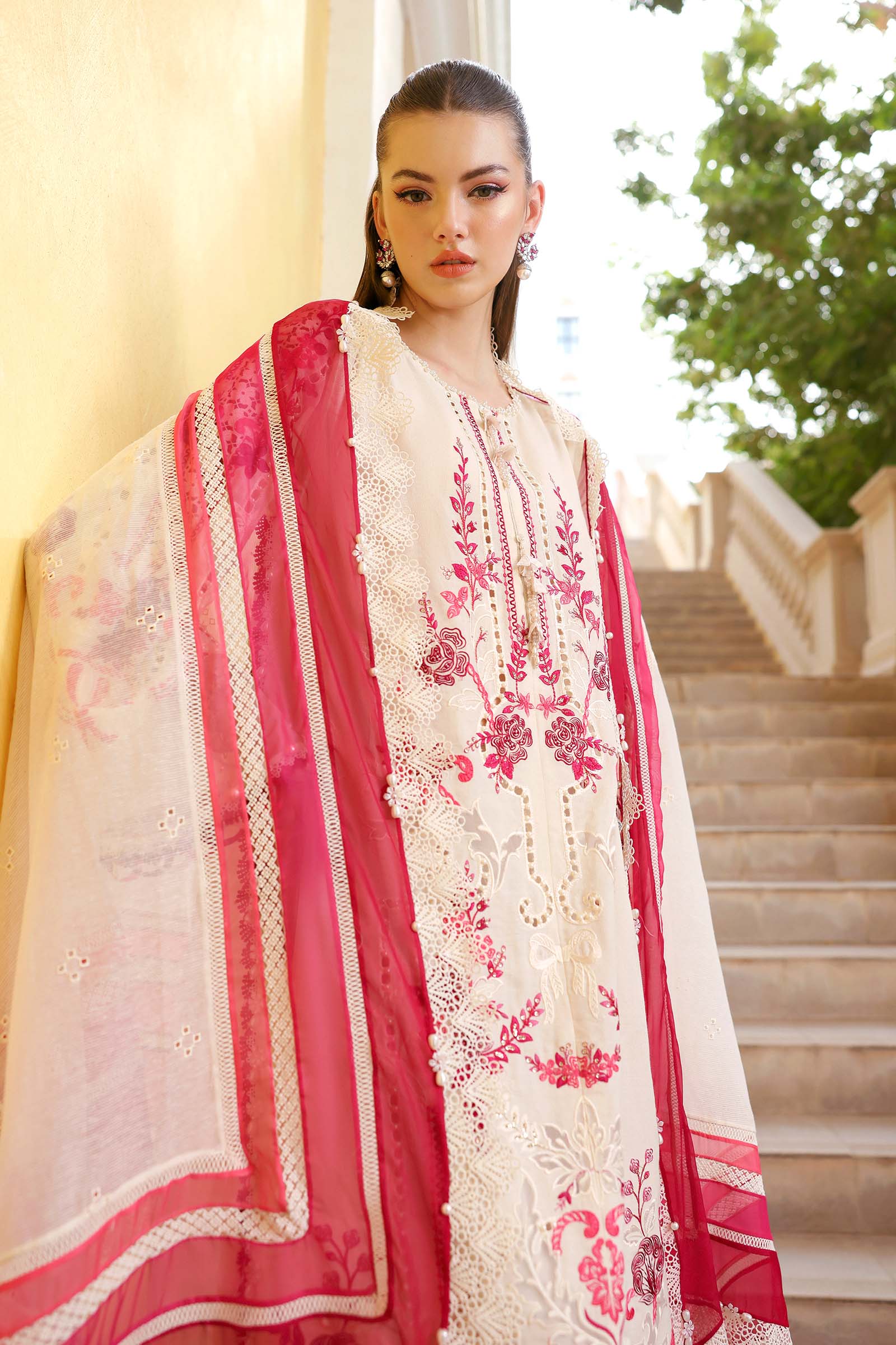 Maria B Eid Lawn 2026 || D-2609-A - Image 5