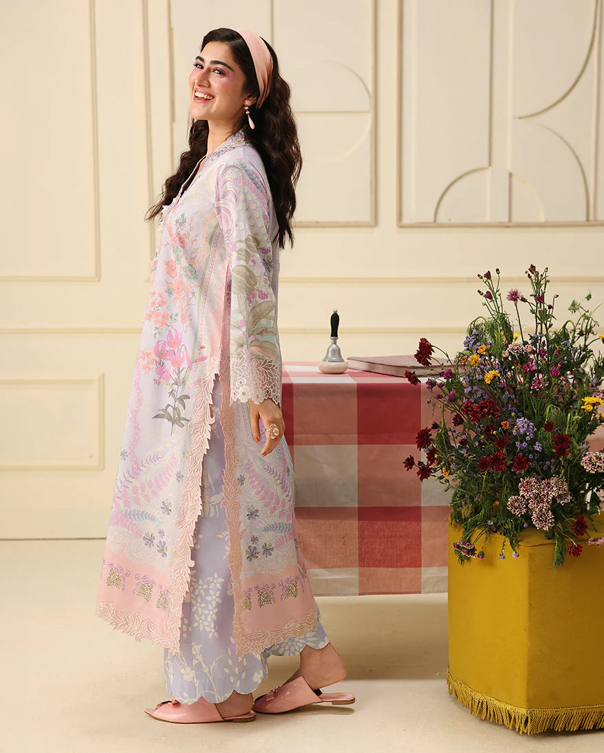 Mushq Soleil Prints Lawn 2026 || Flora Amour - Image 3