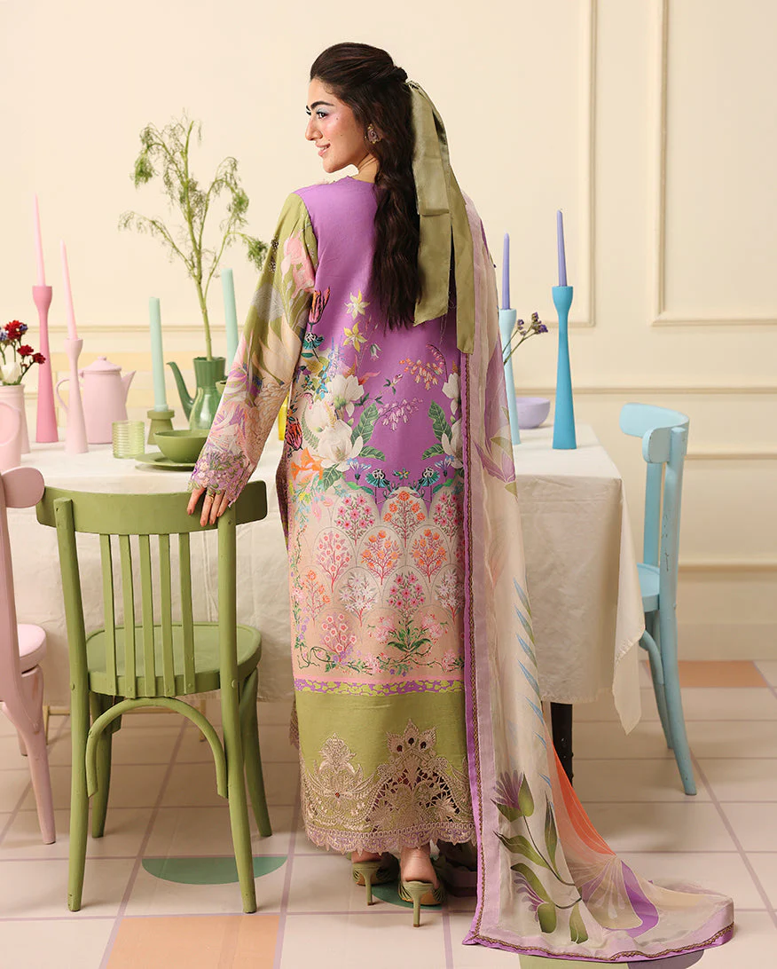 Mushq Soleil Prints Lawn 2026 || Lilac Whim - Image 3