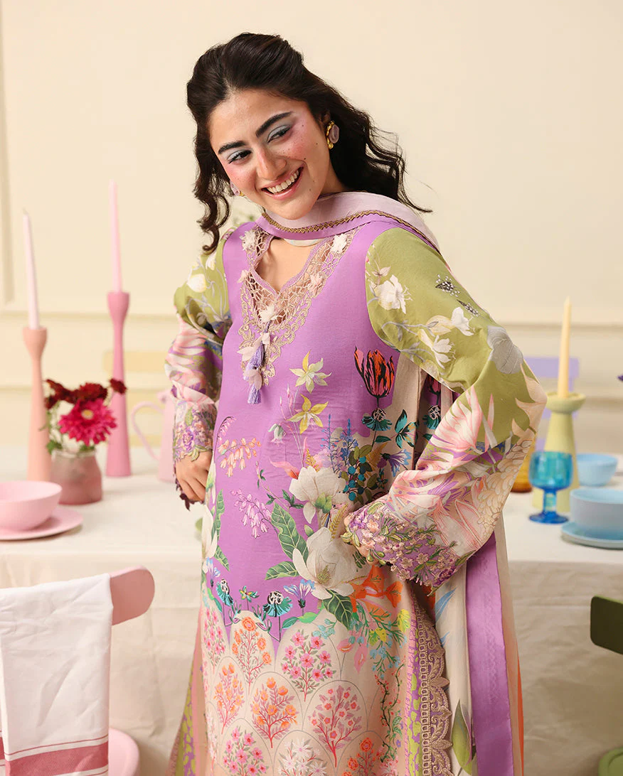 Mushq Soleil Prints Lawn 2026 || Lilac Whim - Image 4
