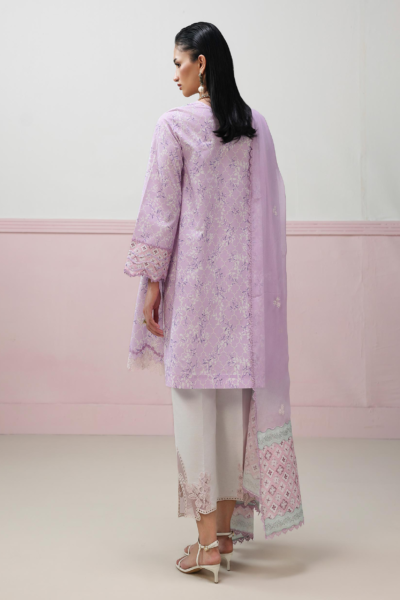 Qalamkar Qalamkar QPrints Embroidered Lawn Unstitched 3Pc Suit QQP-10A Josee
