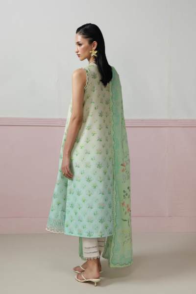 Qalamkar Qalamkar QPrints Embroidered Lawn Unstitched 3Pc Suit QQP-07B Della
