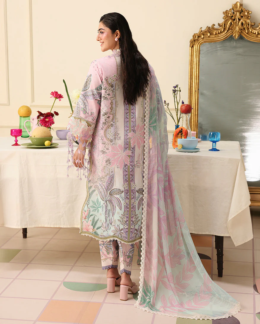 Mushq Soleil Prints Lawn 2026 || Serena Bloom - Image 2
