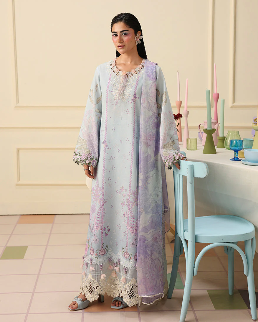 Mushq Soleil Prints Lawn 2026 || Sugar Bloom - Image 2