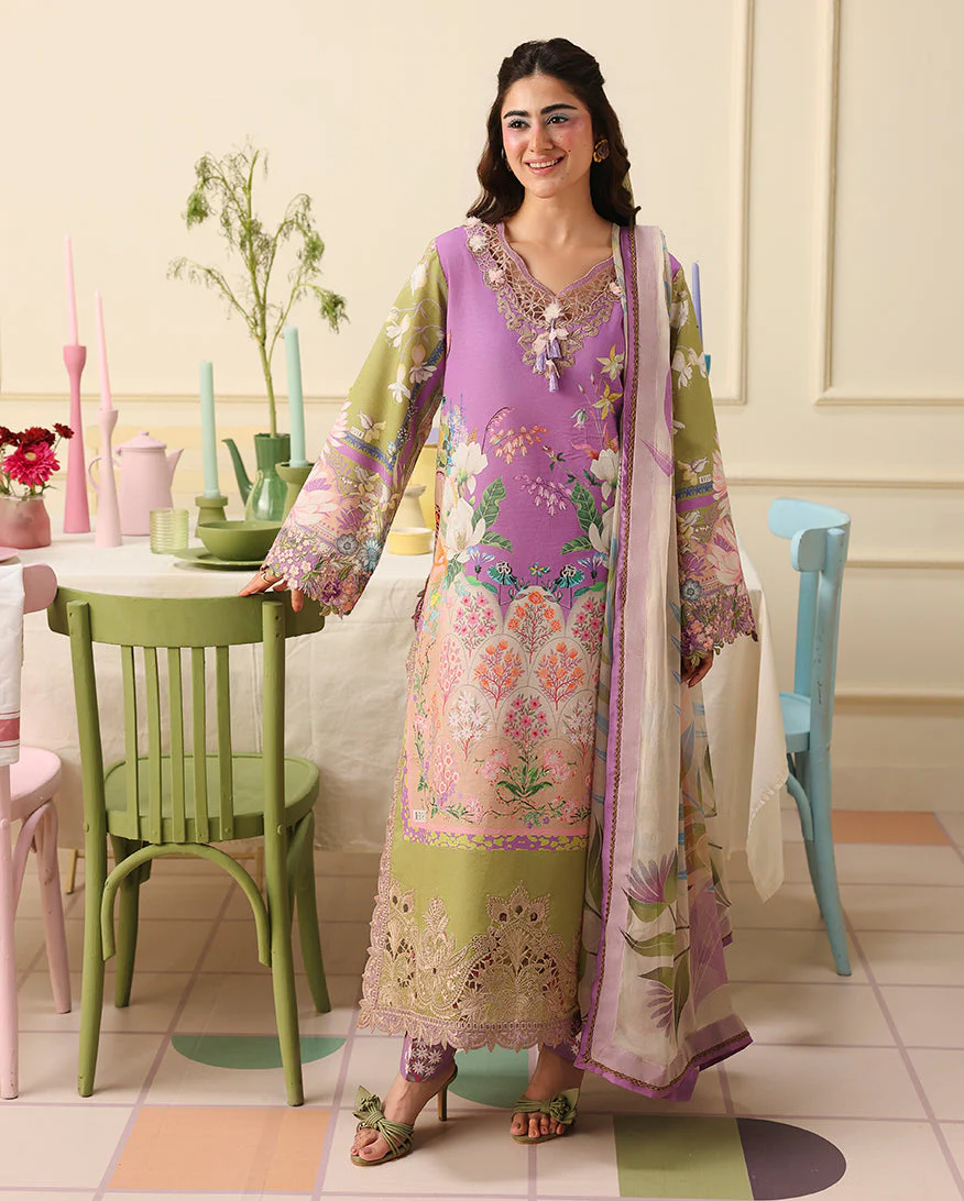 Mushq Soleil Prints Lawn 2026 || Lilac Whim