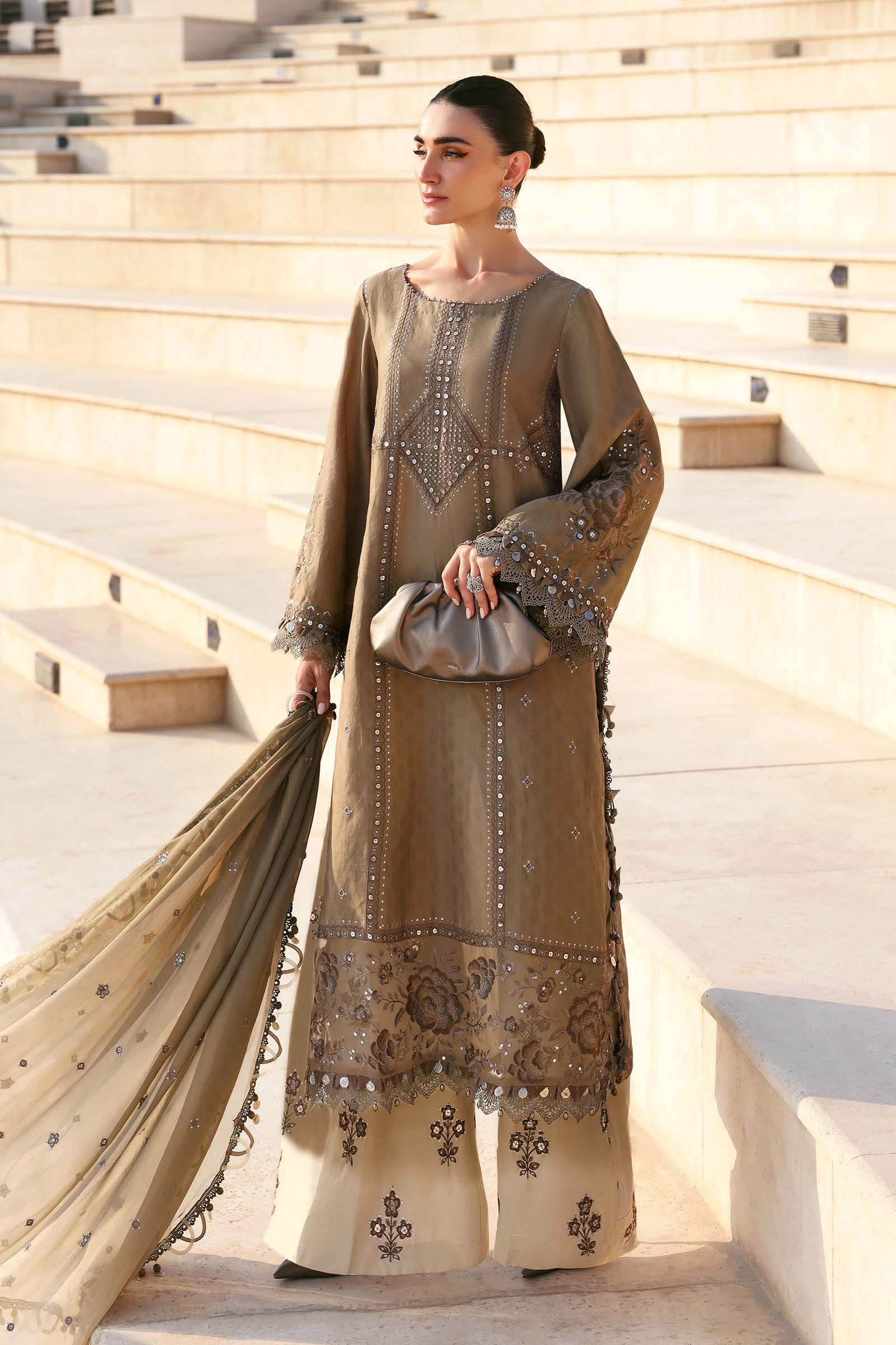 Maria B Eid Lawn 2026 || D-2602-A - Image 4