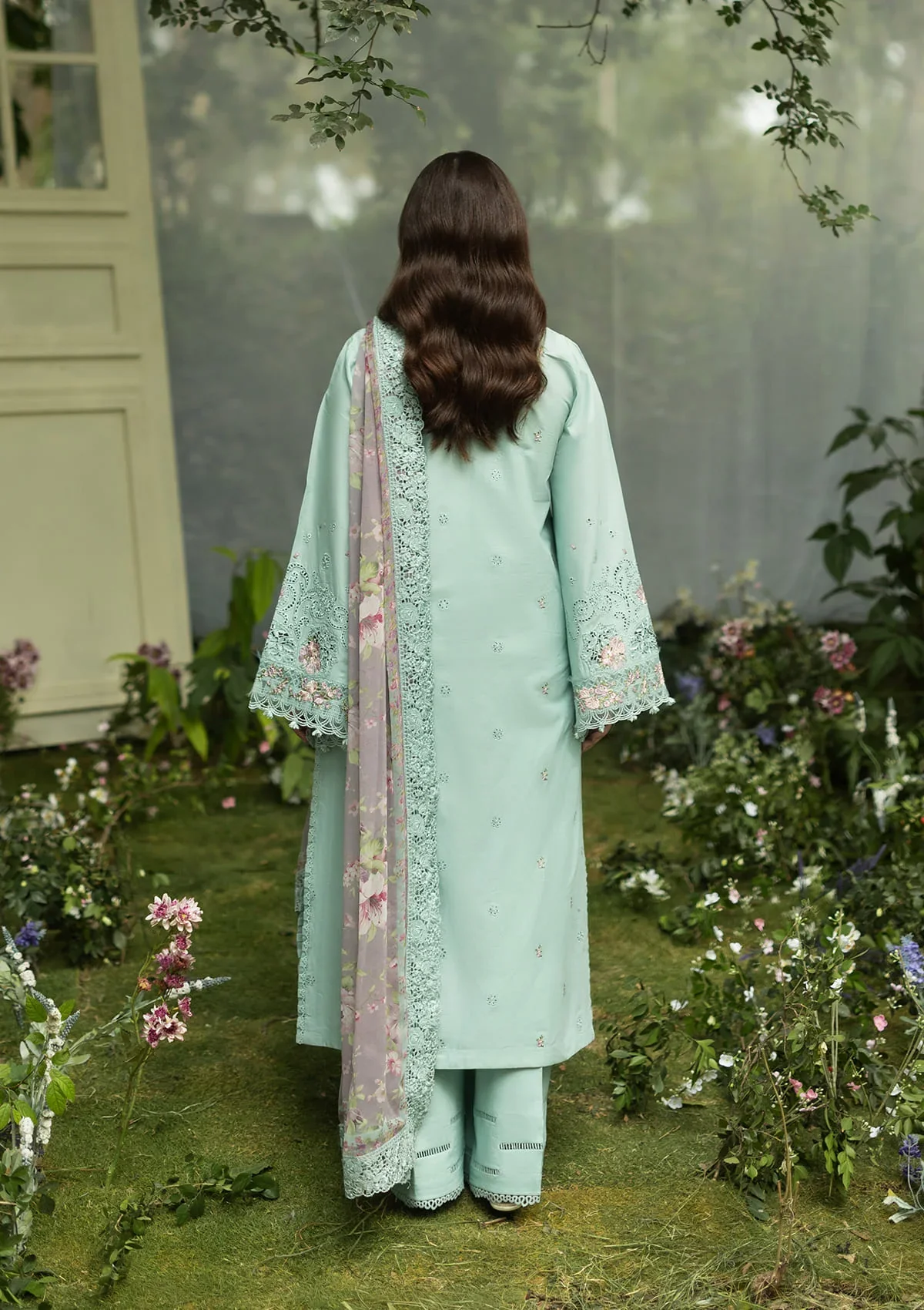 Elaf Luxury Lawn Vol 2 | 2026 || ELQ-6B MINT STORY - Image 3
