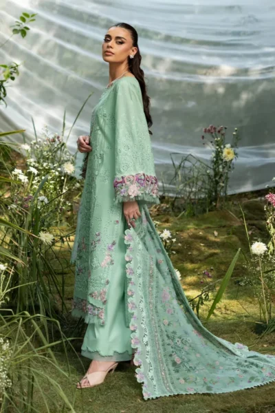 Elaf Luxury Lawn Vol 2 | 2026 || ELQ-3A DAISY CHAIN