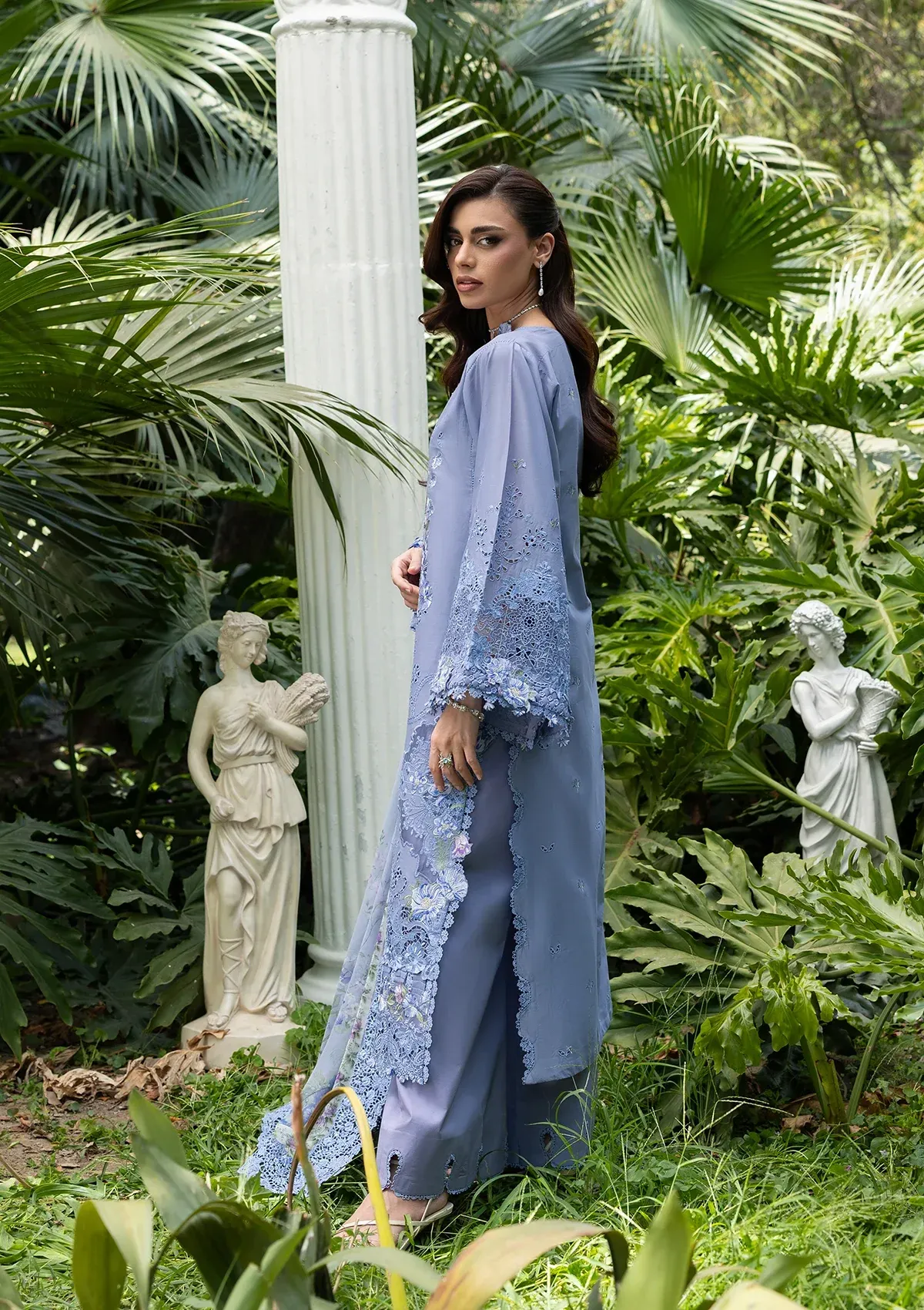 Elaf Luxury Lawn Vol 2 | 2026 || ELQ-2B LAVENDER LUXE - Image 2