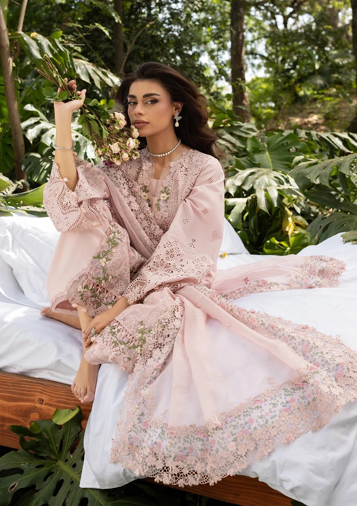 Elaf Luxury Lawn Vol 2 | 2026 || ELQ-1B LOVE ESCAPE - Image 3