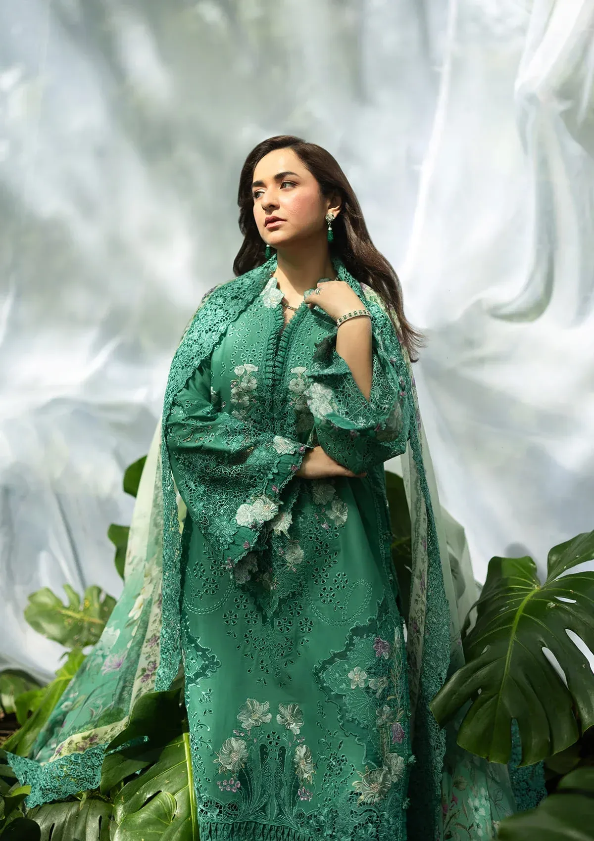 Elaf Luxury Lawn Vol 2 | 2026 || ELQ-2A LOVER’S EDEN - Image 3