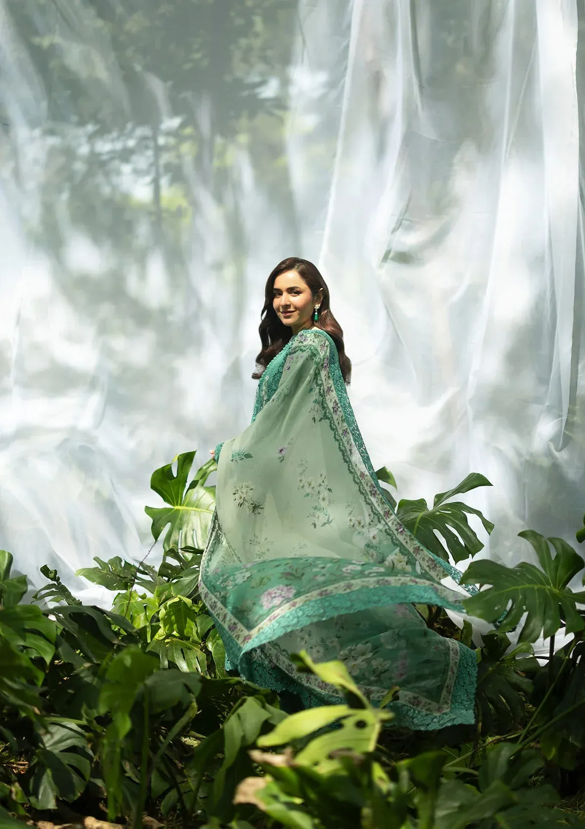 Elaf Luxury Lawn Vol 2 | 2026 || ELQ-2A LOVER’S EDEN - Image 2