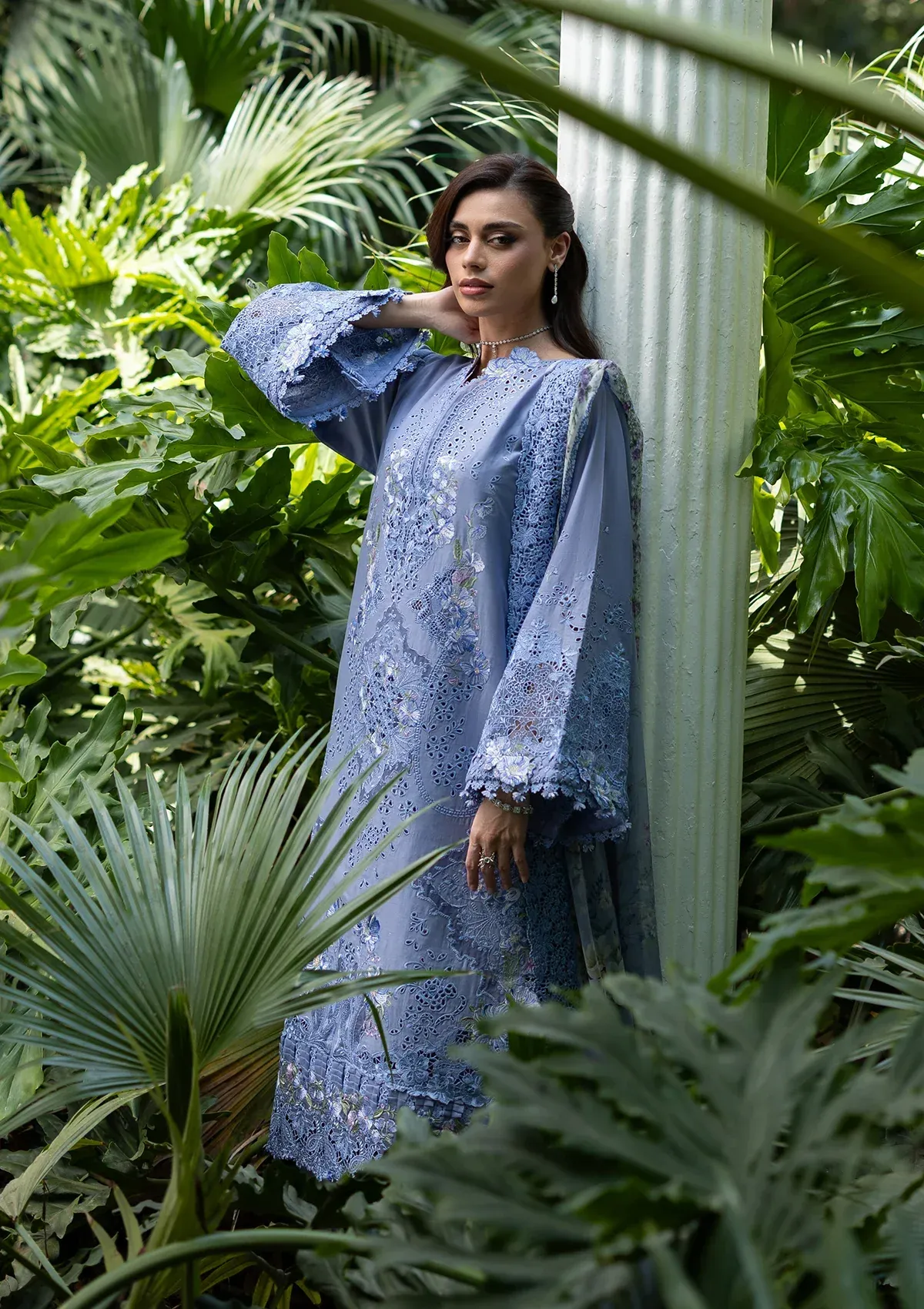 Elaf Luxury Lawn Vol 2 | 2026 || ELQ-2B LAVENDER LUXE