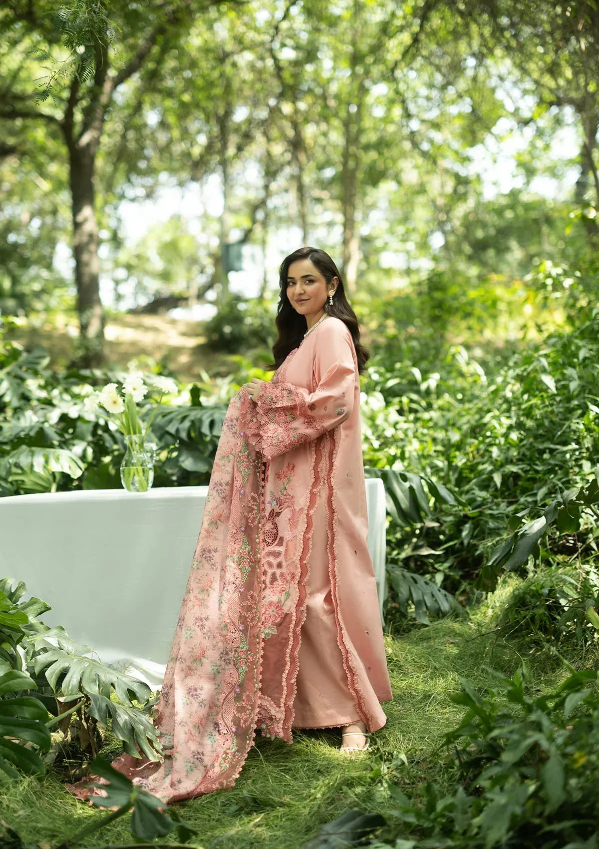 Elaf Luxury Lawn Vol 2 | 2026 || ELQ-5A ENDLESS LOVE - Image 5