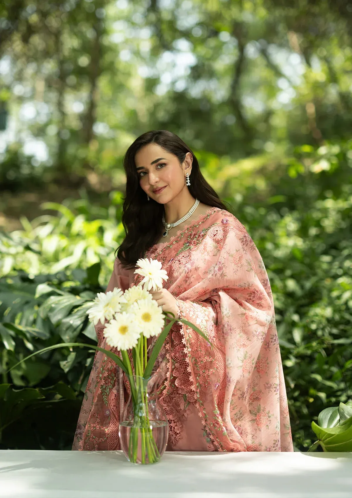 Elaf Luxury Lawn Vol 2 | 2026 || ELQ-5A ENDLESS LOVE - Image 2