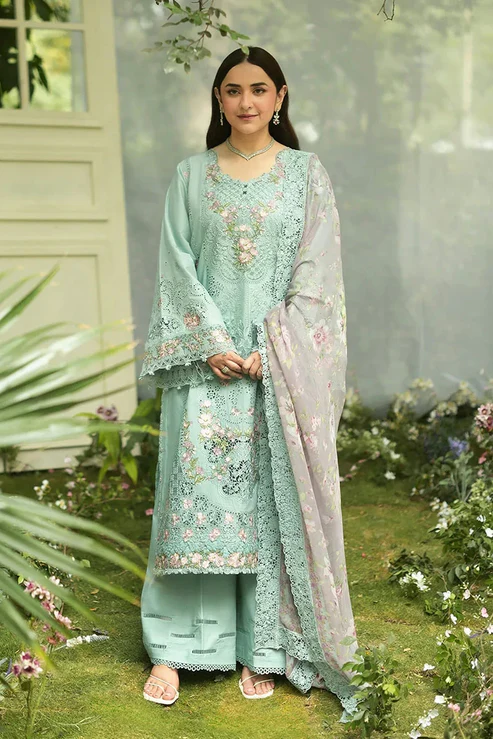 Elaf Luxury Lawn Vol 2 | 2026 || ELQ-6B MINT STORY - Image 4