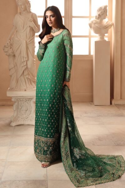 Charizma 3-PC Unstitched Embroidered Luxury Chiffon DJW6-03