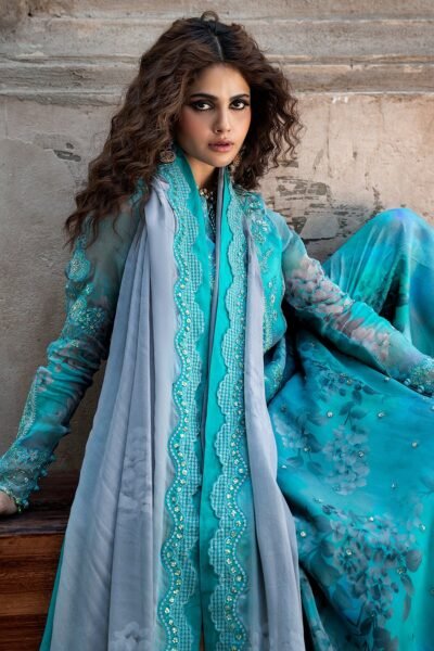 Charizma 3-PC Unstitched Embroidered Chiffon Collection VSLW6-08