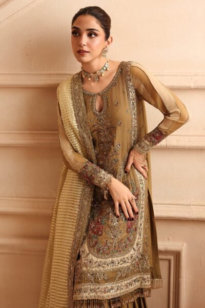 Charizma 3-PC Unstitched Embroidered Luxury Chiffon DJW6-06