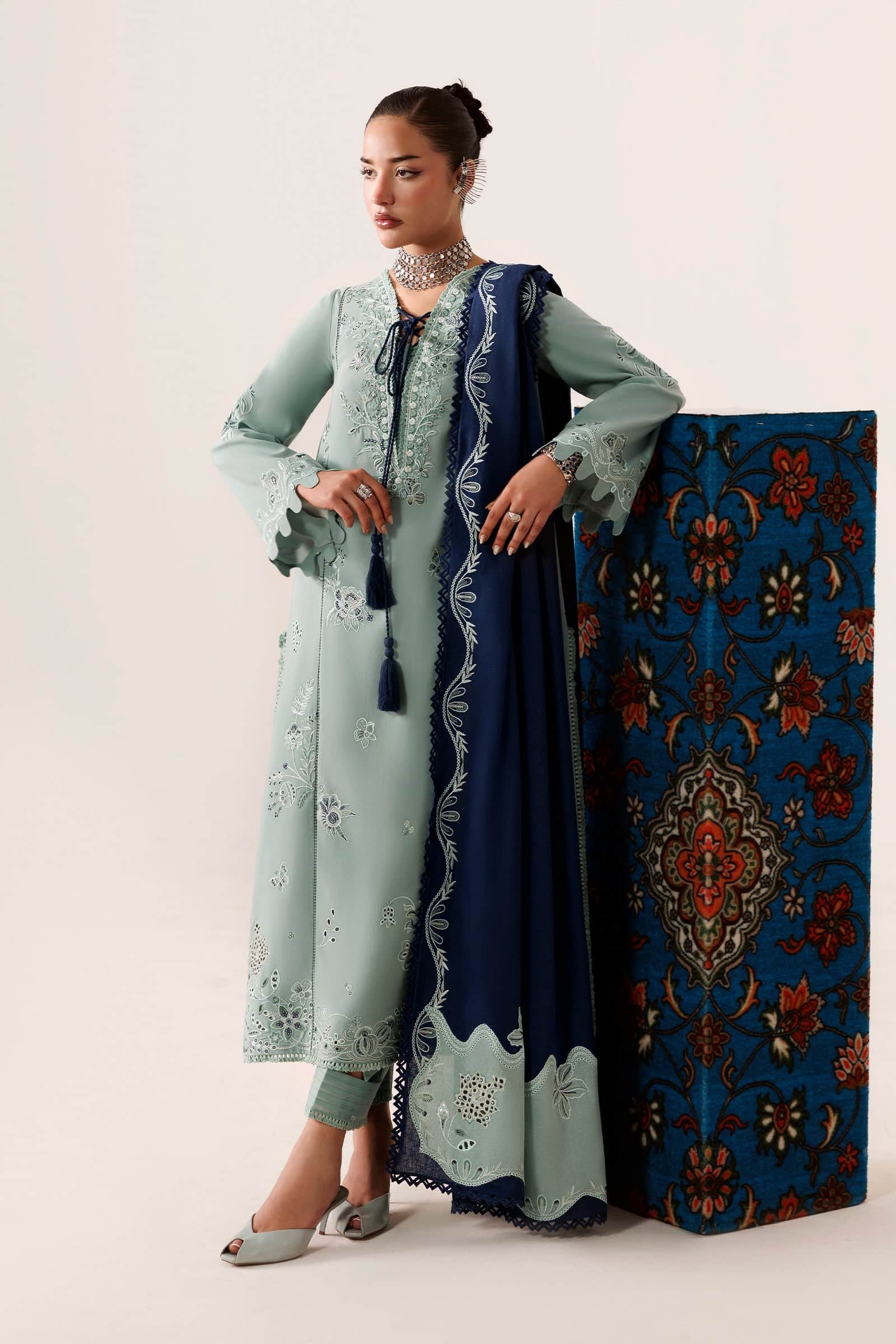 Qline Linen ’26 Qalamkar | QLW-11 TALIYA - Image 2