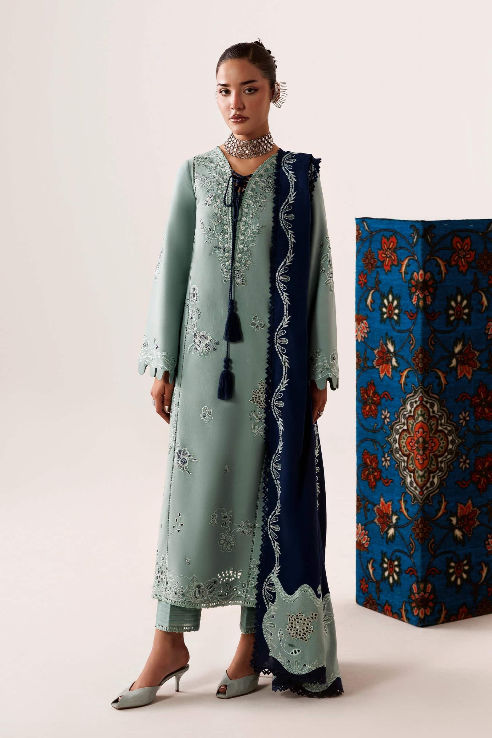 Qline Linen ’26 Qalamkar | QLW-11 TALIYA - Image 4