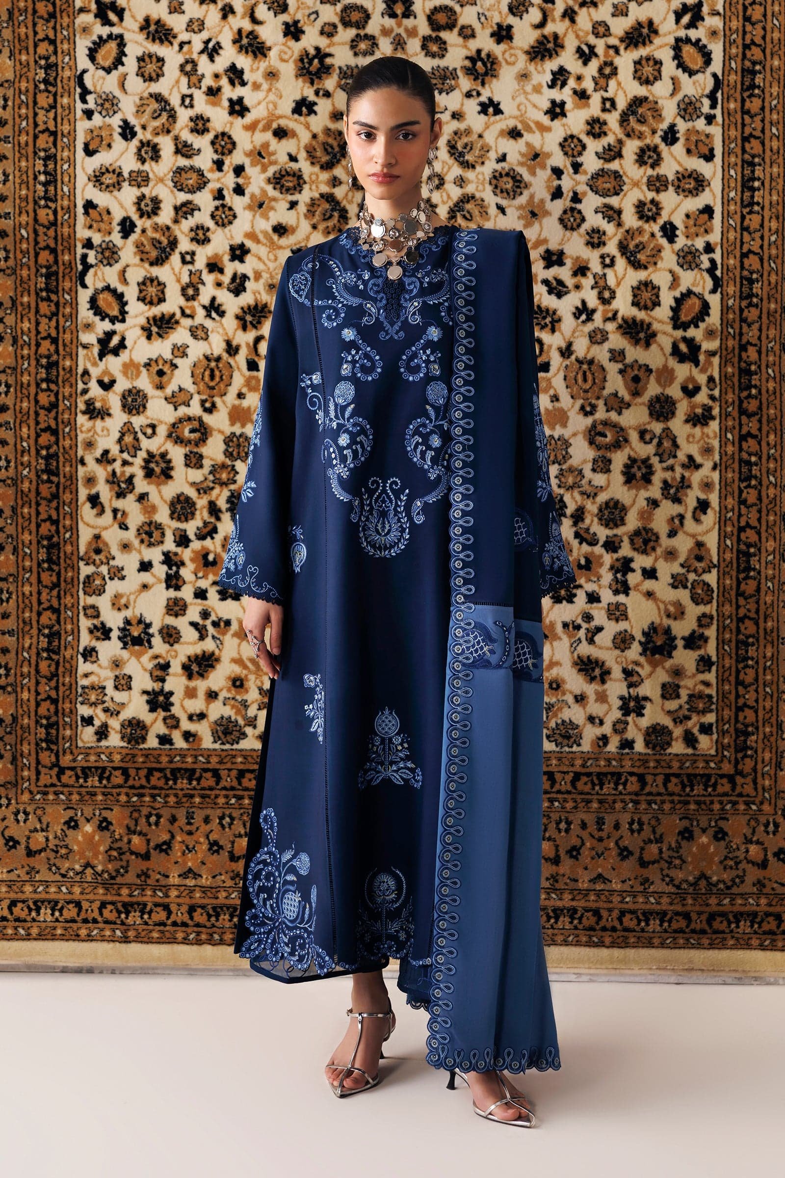 Qline Linen ’26 Qalamkar | QLW-10 Seran