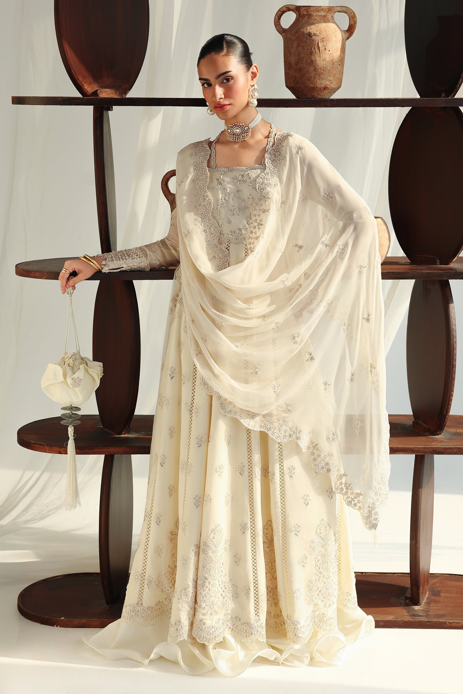 Qalamkar Chiffon Collection QCC-07 AMERA
