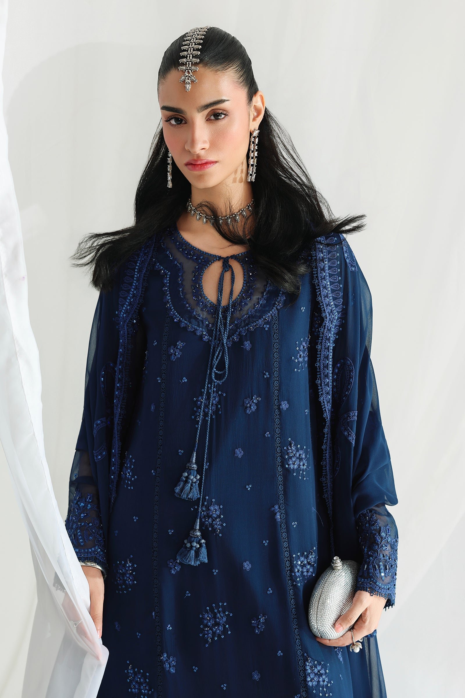 Qalamkar Chiffon Collection QCC-02 SHIREEN